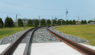 写真：レールテストコース